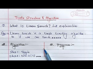 Linear search in Data Structure | Learn Coding