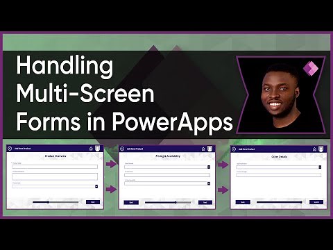 Create Multi-Screen Forms in PowerApps
