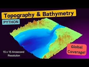 Visualising Global Topography & Bathymetry Anywhere with Python – ETOPO Tutorial