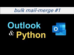 How to send BULK MAIL from Outlook using Python # 1
