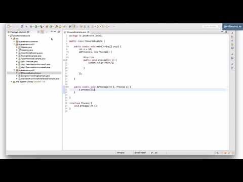 Java 8 Lambda Basics 19 - Closures in Lambda Expressions