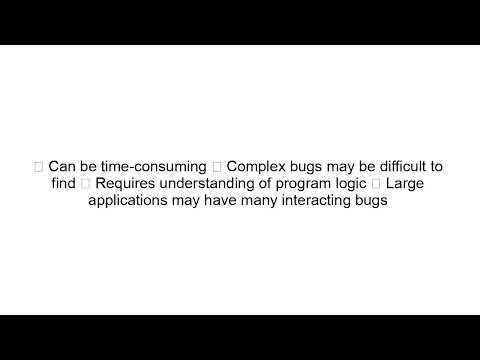 Debugging in Programming | Finding and Fixing Bugs Explained for Beginners