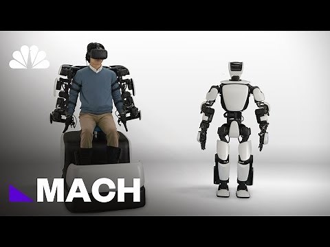 This Humanoid Robot Can Mimic Human Movement In Real Time | Mach | NBC News