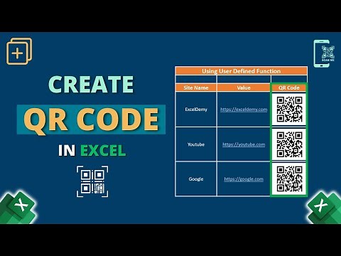 How to Create QR Code in Excel