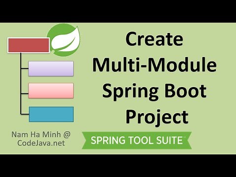 Create Multi-Module Spring Boot Project in Spring Tool Suite (STS)