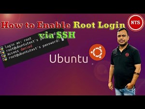 How to Enable Root Login via SSH in Ubuntu | How To Allow SSH Root Login On Ubuntu | Root | Ubuntu