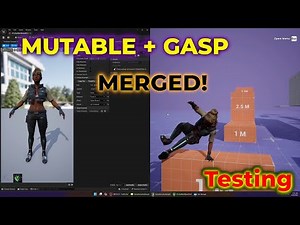 UE 5.5 Mutable Sample Project + GASP Merge Testing