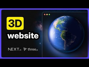 Build an Awwwards Winning 3D Website | Next.js, three.js, GSAP
