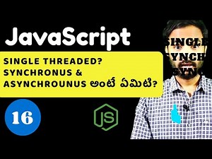 Java Script Full Course In Telugu || Java Script Suresh Techs