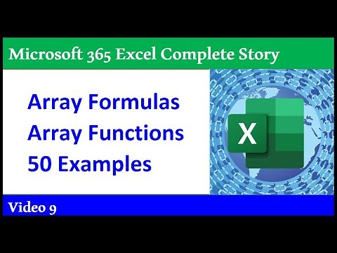 Excel Dynamic Spilled Array Formulas & Functions: 50 Examples to Become an Expert! - 365 MECS 09