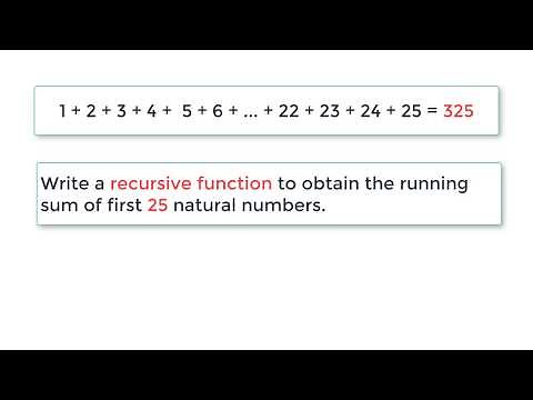C Program To Find Sum of Natural Numbers Using Recursion