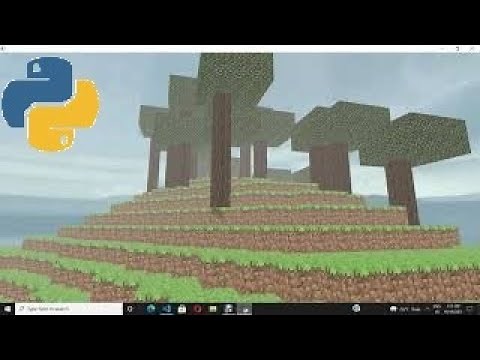 Creating Minecraft using python (3D game)