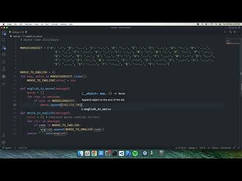 Python: Morse Code Translator
