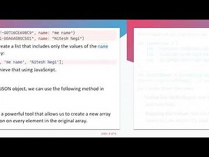 How to Extract Values from a JSON Object using JavaScript