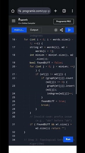 🔥 Alien Dictionary Problem Explained | Topological Sort in C++ | LeetCode Graph Interview Question