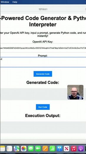 Build an AI-Powered Code Generator & Python Interpreter in Flask!