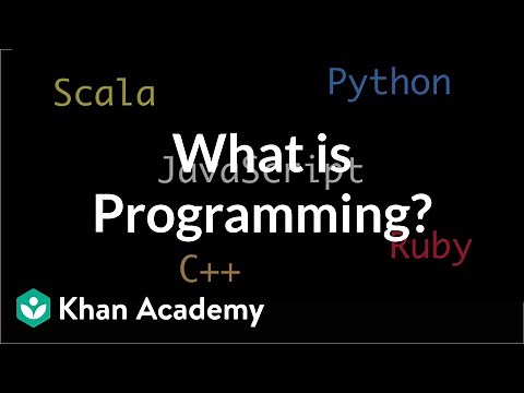 What is Programming? | Intro to JS: Drawing & Animation | Computer programming | Khan Academy