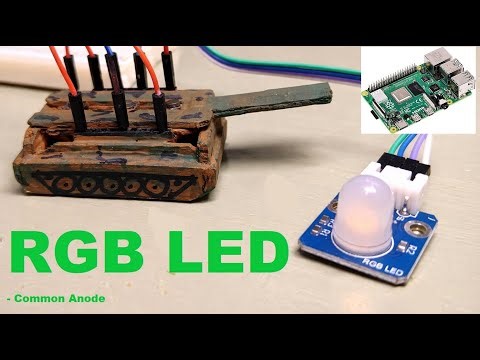 Raspberry Pi 4: RGB LED Module: Part 003: Multi-Colour, 555 timer