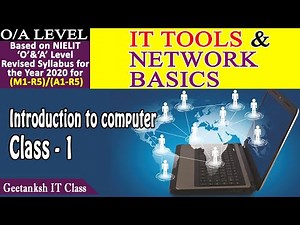 O Level CLASS-1 Introduction to Computer Chapter-1 (IT TOOLS & Network BASICS) |GIITM