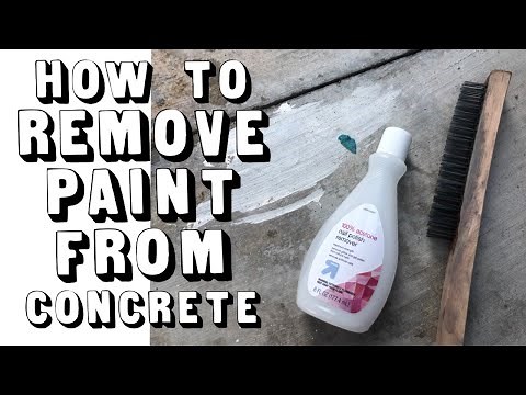 How to Remove Paint from Concrete