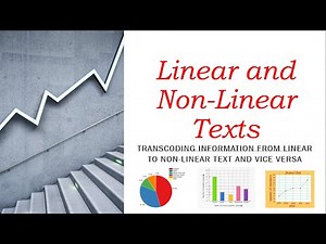 Transcoding Linear Text to Non-Linear Text and vice versa/ Teacher Eypril
