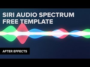 After Effects: Siri Audio Waveform + FREE TEMPLATE FILE