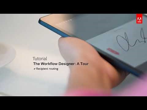 Adobe Sign workflow tutorial: how to create and automate workflow