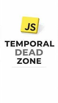 Temporal dead zone in javascript with example #javascript #coding #programming #backend