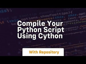 compile your python script using cython