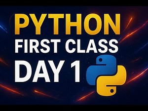 Python Tutorial for Beginners – Full Class 1 | Learn Python Programming from Scratch (2025) #python