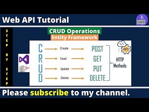 🌐Web API CRUD with Entity Framework & SQL Server | Full Tutorial for Beginners (Step-by-Step Guide)