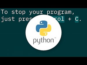How to stop/terminate a python script from running?
