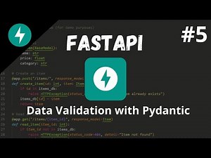FastAPI Tutorial #5 - Data Validation in FastAPI with Pydantic:Ensuring Clean Input [2024]