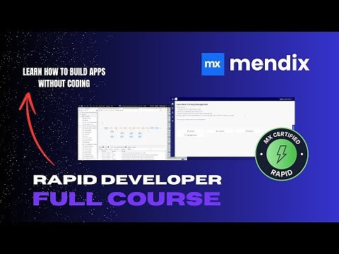 Become a Rapid Developer with Mendix | Beginner Walkthrough (2024)