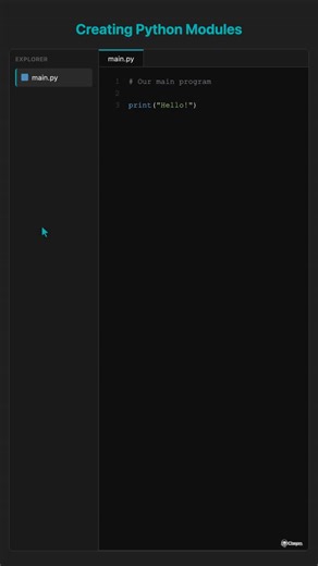 claryzo on Instagram: "How can you create a module in Python? ou can create a Python module through one of two methods: Define: Begin with saving a Python file with .py extension. This file will automatically function as a module. Create a Blank Module: Start an empty file with no extension. Name the file using the accepted module syntax, e.g., __init__ , for it to act as a module. Next, use import to access the module and its functionality. 📚 Python | Beginner Friendly 🔗 Download Claryzo now!