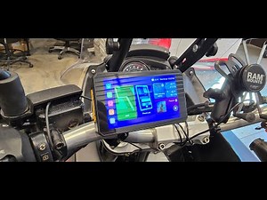 Add Android Auto CarPlay Video Streaming and Blind Spot Radar to your Motorcycle AlienRider M12S