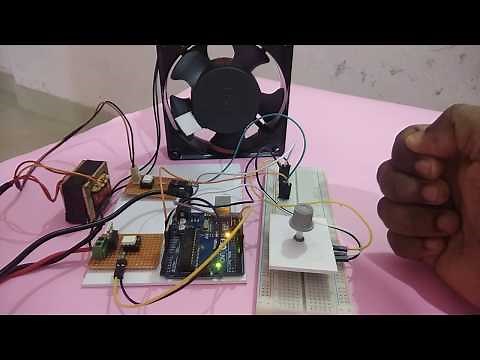 AC Fan Speed Control using Arduino and TRIAC