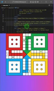 Ludo board design - HTML game tutorial for beginners #shorts