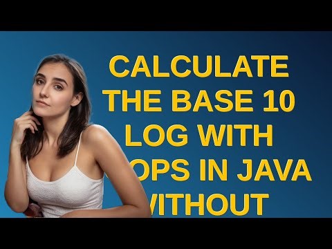 Codereview: Calculate the base 10 log with loops in Java without using Math