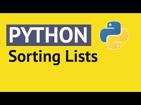 How to Sort Lists in Python - Python Tutorial for Absolute Beginners | Mosh