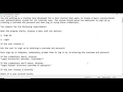 Console Based Application - Sign up and Login | Decision Making | Java Tutorial - 10