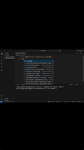 Reverse of a string| Python Program| PG CODING| #coding | #education