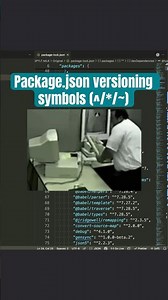 package.json SemVer Ranges for Beginners (Caret ^ vs Tilde ~) #semver #packagejson