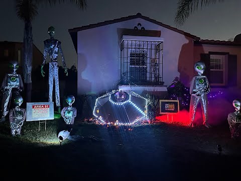 How to make a UFO Spaceship Alien for Halloween UPDATED