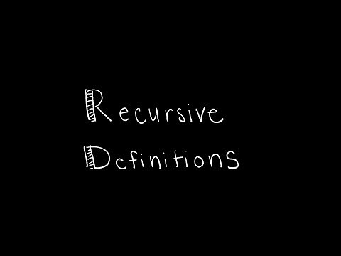 Discrete Math 5.3.1 Recursive Definitions
