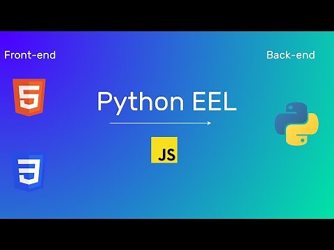 Python Eel desktop app tutorial | Great GUI apps using Python, HTML, CSS and JS | Todo eel app