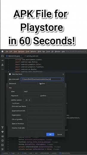 How to Generate Signed APK in Android Studio (Java) 🔐 | Quick & Easy!