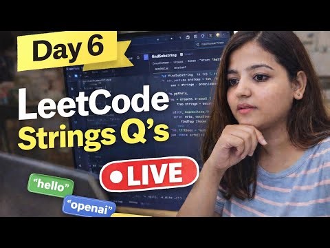 Master String in One Video | Python DSA | 10 LeetCode Questions Solved (Beginner → Interview Level)