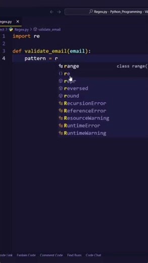 Check Email Validation using Regex Module in Python Programming #email #validation #regex #python
