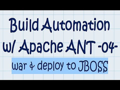ANT Tutorial (04) - war and deploy to JBoss